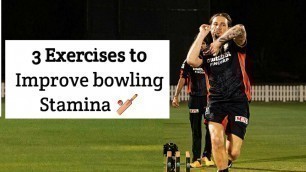 '3 Exercise to Improve bowling Stamina | breathing exercises for Recovery