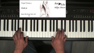 'Finger Fitness for keyboard deel 2, Etude 20, keyboard etudes, Play along, Learn to play, Yamaha'
