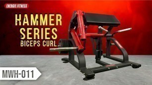 'Build bigger biceps with MWH 011 Biceps Curl by Energie Fitness'