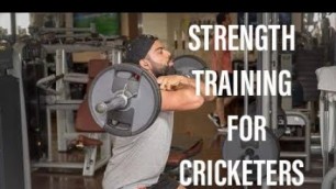 'STRENGTH TRAINING FOR CRICKETERS IN HINDI BY MAYANK SINGH GARIA.'