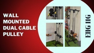'ENERGIE FITNESS EHG 11G - Best Wall Mounted dual pulley Home Gym'
