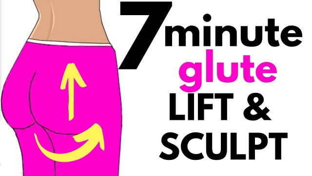 HOME WORKOUT | 7 MINUTE GLUTES WORKOUT FOR WOMEN | QUARANTINE WORKOUT|  HOURGLASS CHALLENGE