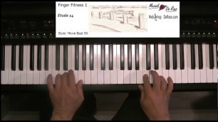 'Finger Fitness 1 for piano, Compilation, Piano etude, Play along, Learn to play, score bladmuziek'