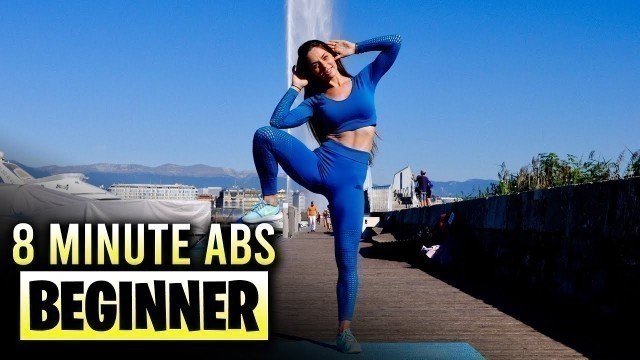 '8 Minute Abs Workout Beginner Level || Beginner Abs Workout ||  Featness'