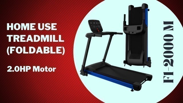 'Foldable an Compact Treadmill to Lose Weight at Home ENERGIE FITNESS F1 2000M'