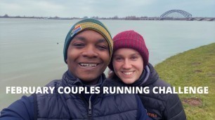 'February Couples Running Challenge | Fitness Couple Workout Motivation | Part 1'