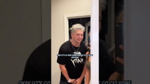 'Dyeing my hair silver and getting reactions #fitness #couple #hair'