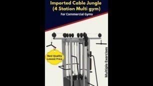 '4 Station Multi Gym ER 82 | Imported Commercial Cable Jungle | Energie Fitness'