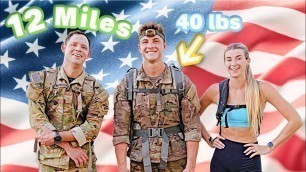 'We Attempted the Army Ranger 12 Mile Ruck Test'