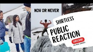 'When FITNESS FREAK got SHIRTLESS IN COLD | SHOCKING PUBLIC REACTION 