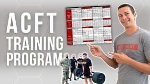 'How to Train for the Army Combat Fitness Test | Full ACFT Training Plan'