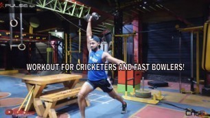'FAST BOWLER\'S Gym training and exercises  with Vineet Panwar India U -19 and Ranji Trophy player.'