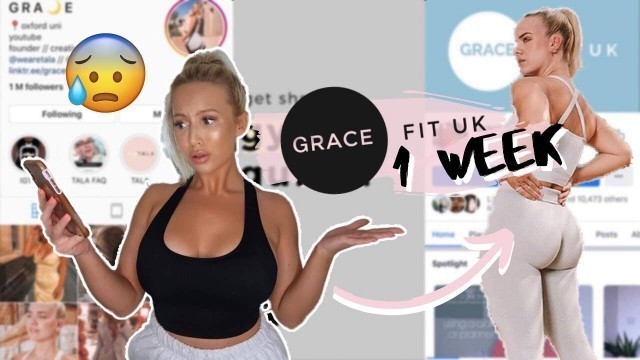 'I TRIED GraceFitUK\'s Workout Guide FOR 1 WEEK! | ELLE DARBY | AD'