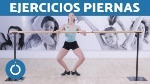 'Ejercicios para TONIFICAR PIERNAS en casa - ¡Ballet Fit con GLORIA MORALES!'