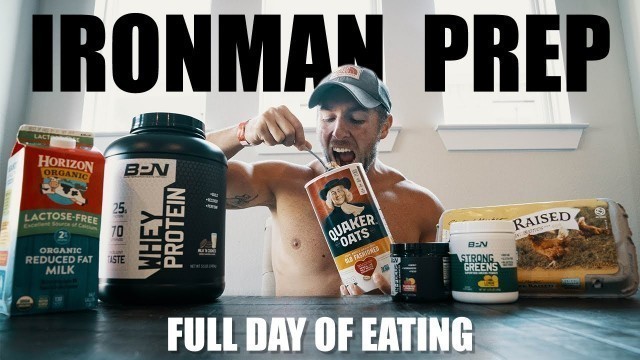 'My Ironman Prep Diet & Supplement Routine | FULL DAY OF EATING'