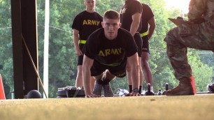 'Army Combat Fitness Test: 1st Regiment Advanced Camp'