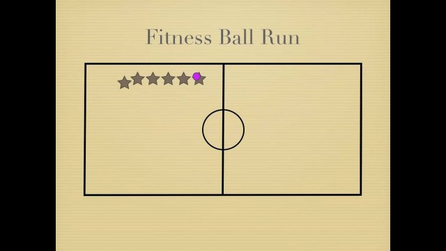 'P.E. Games - Fitness Ball Run'