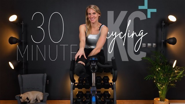 'FULL SEATED Stationary Bike Workout for Beginners'