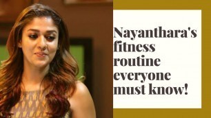 'Nayanthara\'s Fitness Routine!