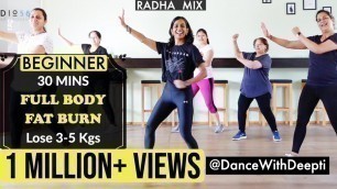 '30mins DAILY BEGINNER | Bollywood Dance Workout | Easy Exercise to Lose weight 3-5kgs'
