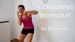 'Kickboxing Workout For Beginners – 20 Minute Cardio Kickboxing Workout Routine For Weight Loss At Ho'