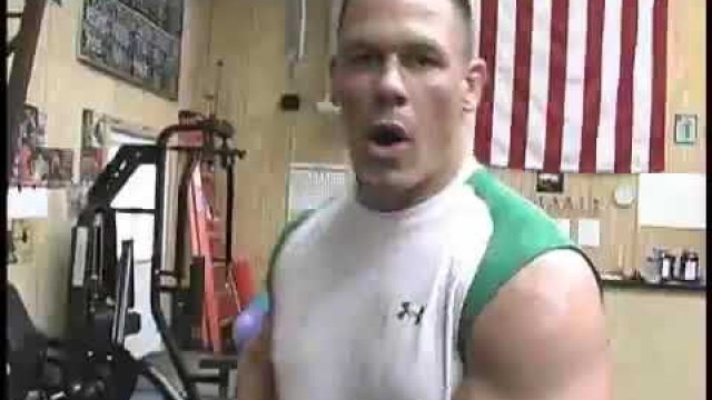 'John Cena works out for Men\'s Fitness Cover Shoot'