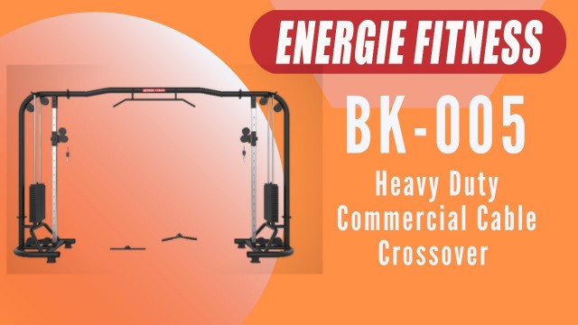 'Best Heavy Duty Commercial Cable Crossover for Workout | Energie Fitness | BK- 005'