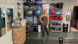 'Add On Workout | Virtual Bodyweight Workout 20 (10 Minutes) | Stronghold Fitness'