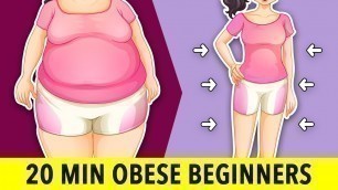 'Simple 20 Minute Exercise for Obese Beginners at Home'