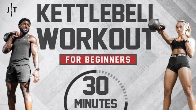'30 Minute Beginner Kettlebell Workout [Full Body Strength Training]'