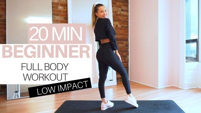 '20 MIN WORKOUT AT HOME FOR BEGINNERS | FULL BODY  / No Equipment'