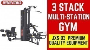 'Imported Heavy Duty Commercial 3-stack Multi Function JXS 03 | By Energie Fitness'