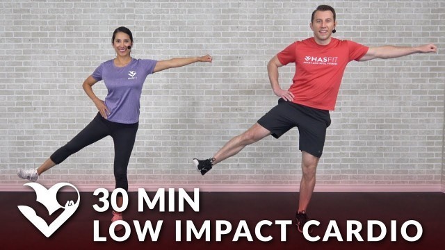 'Low Impact Total Body Cardio Workout at Home for Beginners - 30 Minute Standing Cardio No Jumping'