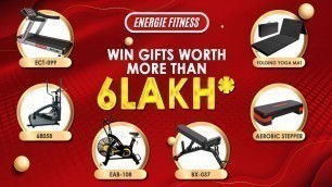 'Biggest Fitness Giveaway of 2022 from Energie Fitness,the Best Fitness Equipment Provider in India'