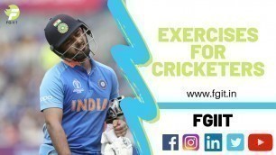 'Exercises For Cricketers | Best  Exercises For Cricketers At Home - FGIIT (2020)'