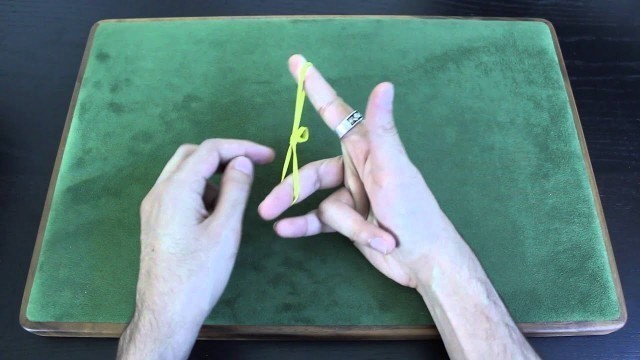 'Rubber Band Finger Exercise Tutorial'