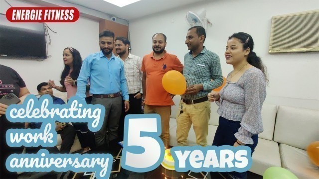 'Celebrating 5 years work anniversary | Energie Fitness'