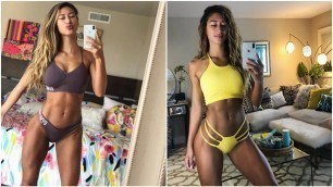 'Awesome Fitness Instagram Model KARINA ELLE Workout & Yoga Motivation'