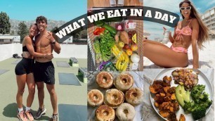 'Fitness Couple\'s Full Day of Eating !! Healthy, Quick Meals!!'