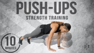 '10 Minute Push-Up Progression Workout [Beginner Strength Training]'