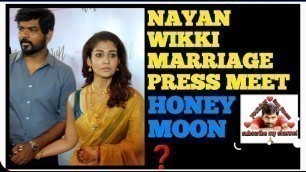 'Nayanthara vignesh shivan marriage press meet,#nayantharavigneshshivan #nayanthara #honeymoon'