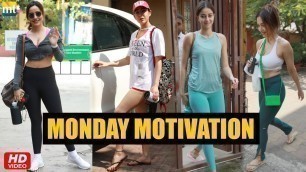 'Fitness Freak Malaika Arora, Ananya Pandey, Sara Ali Khan, Neha Sharma'