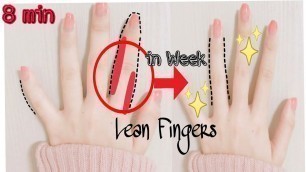 'Top Exercises For Finger | Get Lean & Longer Finger In Week | Home Fitness Challenge'