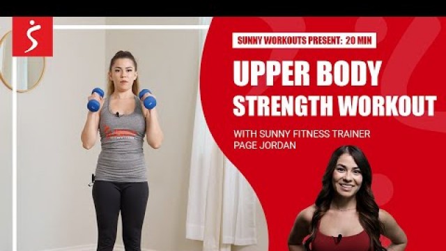 'Upper Body Dumbbell Strength Workout For Beginners | 20 Minutes'