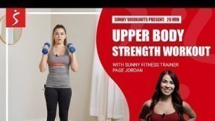 'Upper Body Dumbbell Strength Workout For Beginners | 20 Minutes'