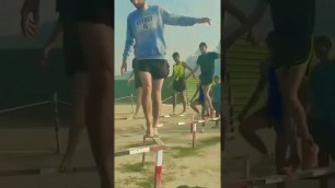 'Indian Army Physical Test Zig Zag Balancing Practice | #Indian_Army | #shorts'