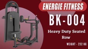 'Best Commercial Gym Equipment Seated Row| Energie Fitness'