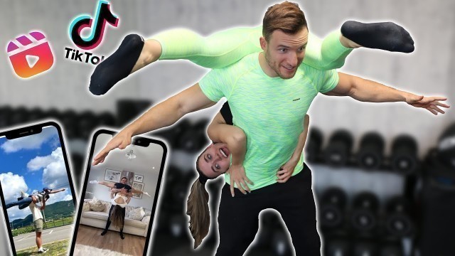 'Mein Freund und ich testen die beliebtesten Fitness Couple Challenges #2'