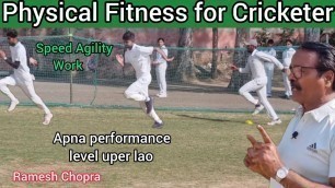'Physical Fitness For Cricketer Speed Agility Work For Cricketer Fartlek Training for Cricketer'