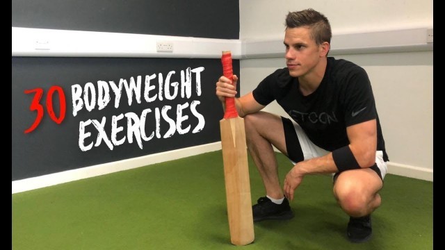 '30 Cricket Exercises (Bodyweight)'